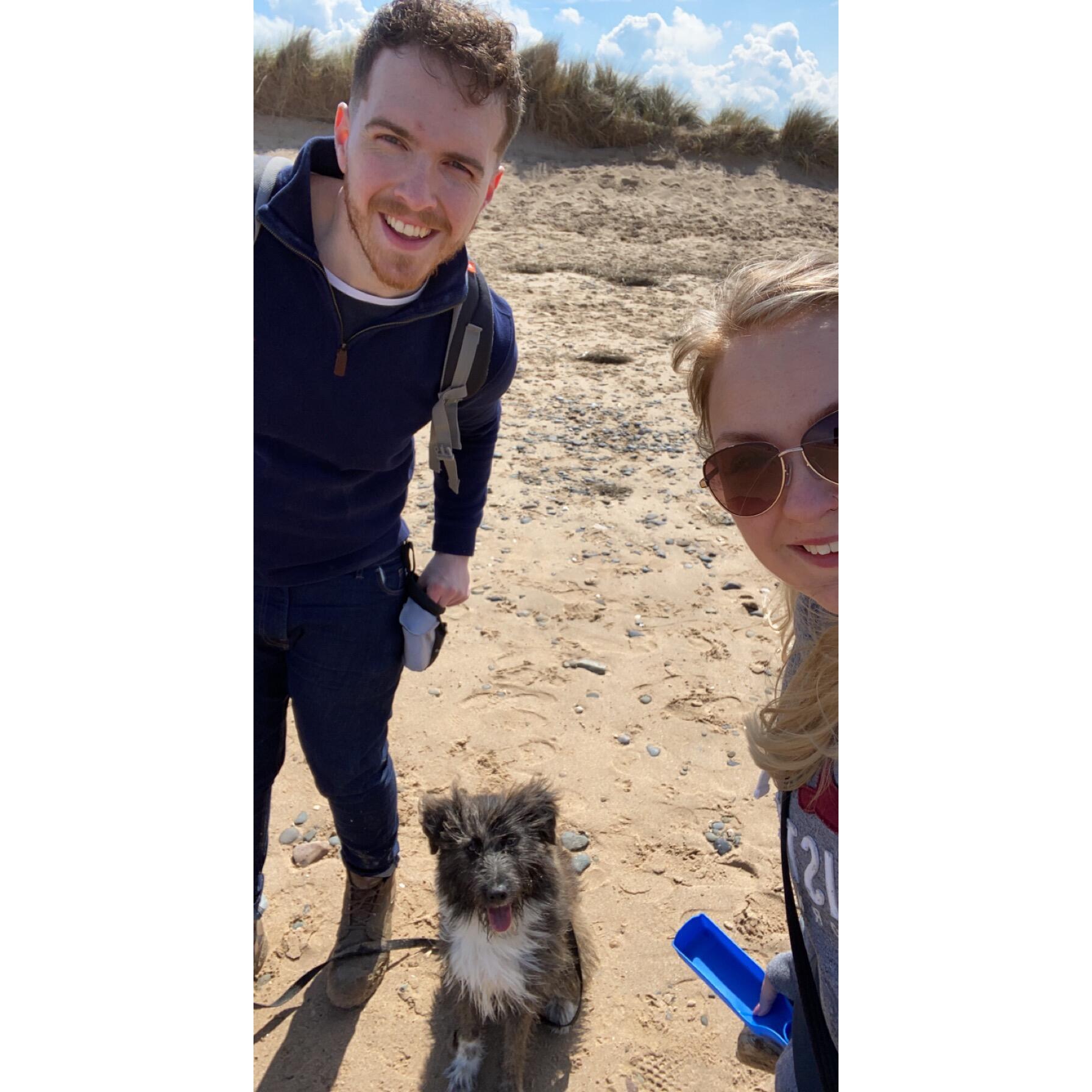 Our first family holiday and selfie