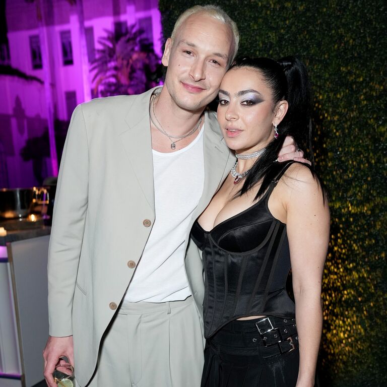 Charli xcx and George Daniel at Vanity Fair Oscar Party