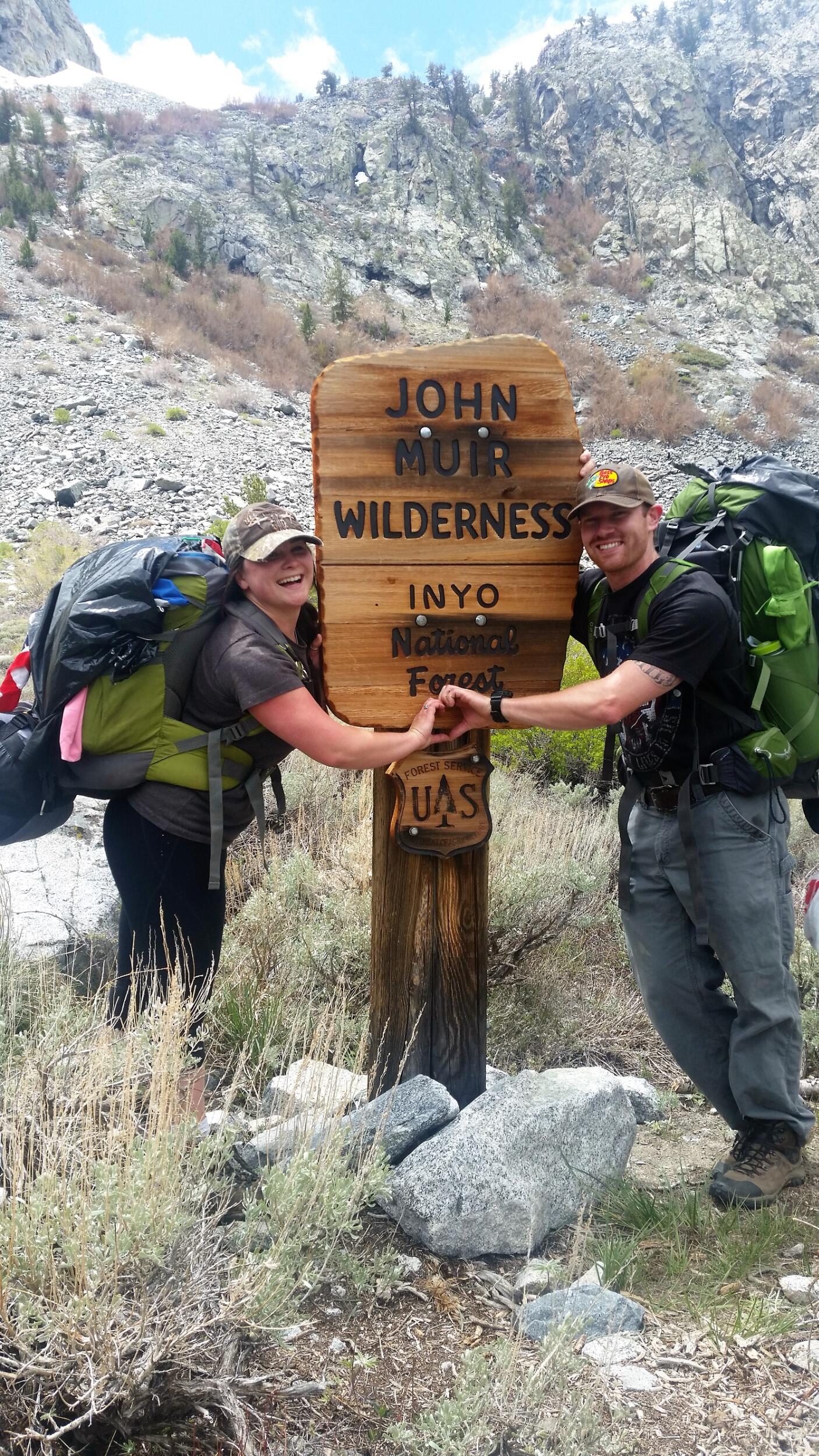 First backpacking trip in the Eastern Sierras on the Big Pine Creek South Fork Trail.