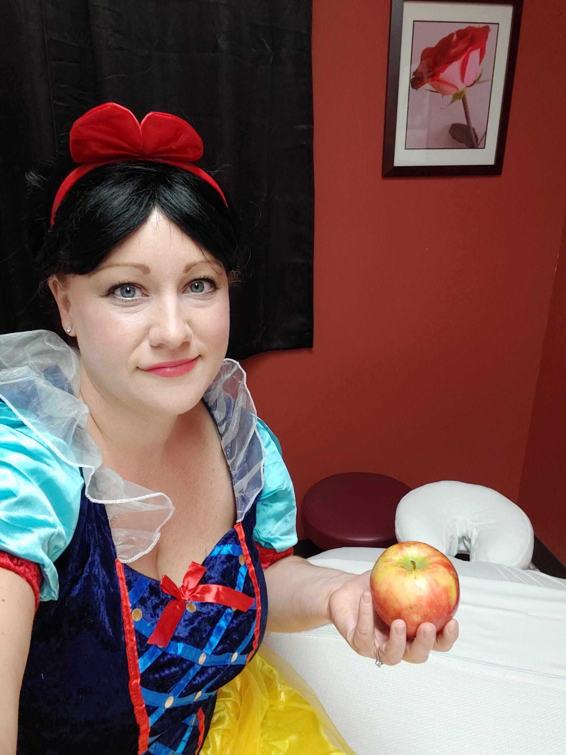 Snow White is also a Licensed Massage Therapist! 👸 