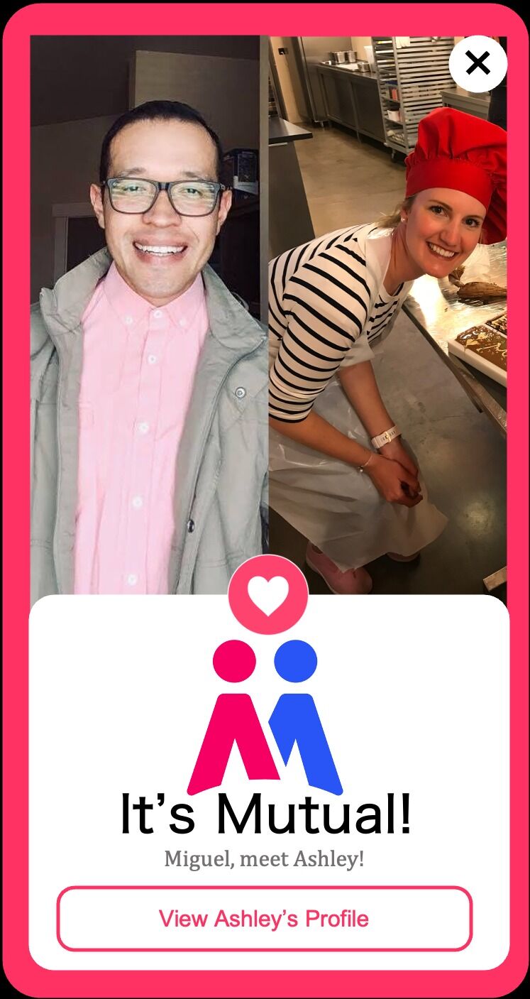 Online dating success story right here! Though we didnt have the timing quite right in the beginning...