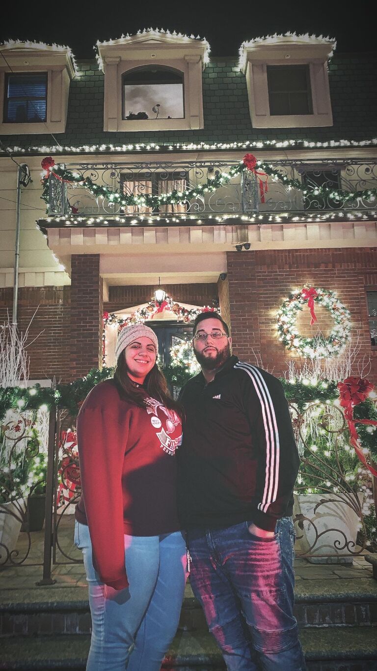 Lena's first time seeing Dyker Heights Christmas Lights