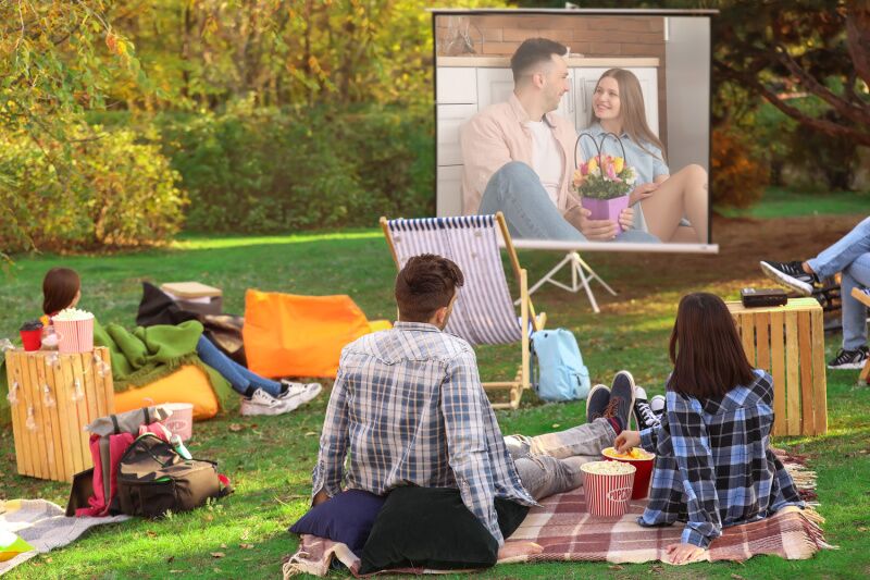 Outdoor movie night - Summer Birthday Party Ideas for Kids and Adults