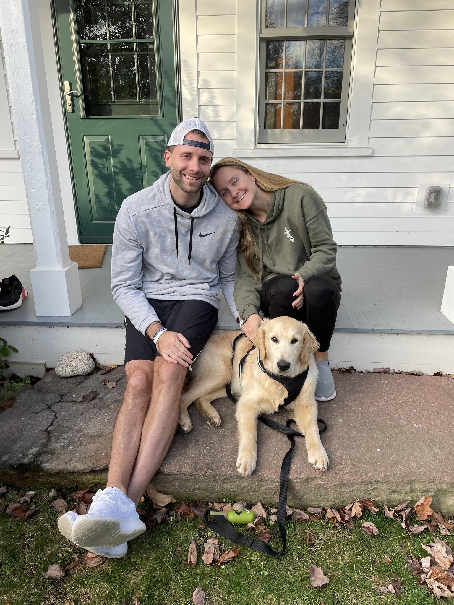 Connor and Christa get their first dog together, Doug! 