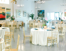 The Collector's Room by Beau Monde bridal shower venue in South End