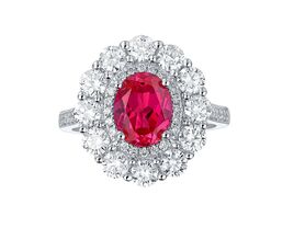 Ruby engagement ring