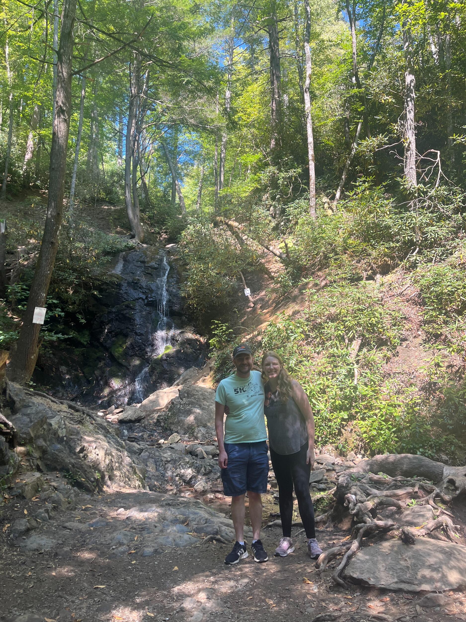 Summer of 2024 Andrew completed his oncology residency (yay!) and Marissa accepted a critical care residency in Knoxville, TN. Once they moved and got settled in, they took a day trip to the Smokey Mountains together.