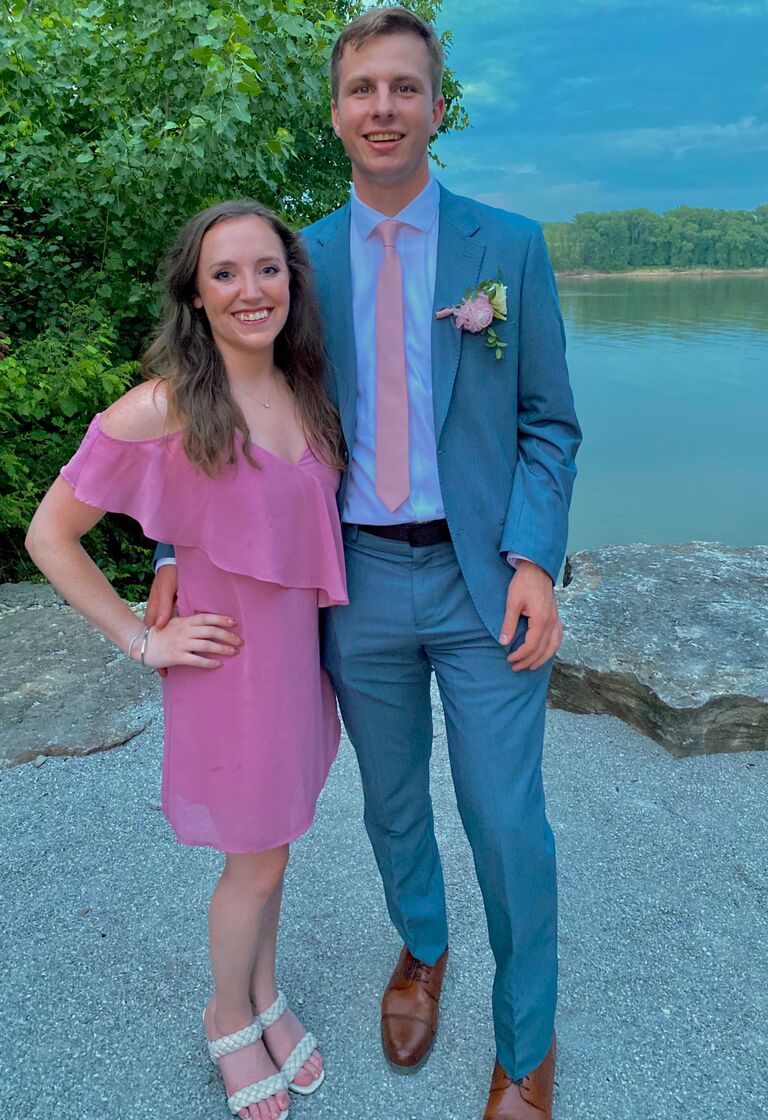 Our first wedding, as attendees of course! 

The relationship is too new to be comfortable to dance and truly enjoy the night. People may see us together 😬
