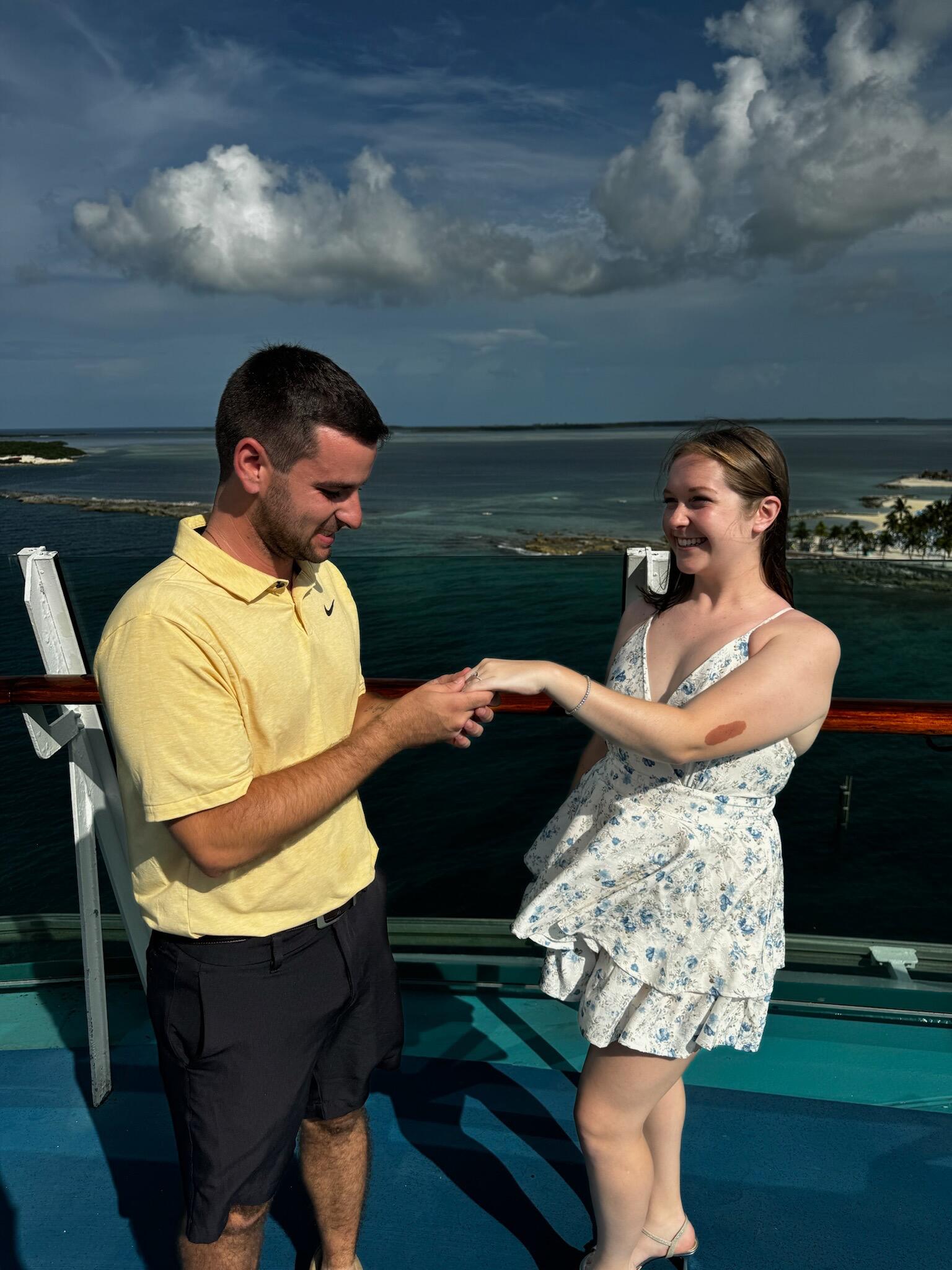 Brian proposes to Casey and she says yes!