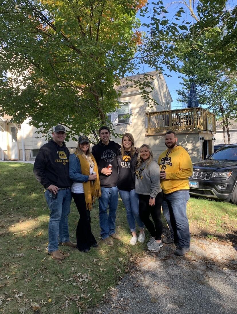 We ventured out to Iowa City to see an Iowa Football game with friends! I will always root for an Iowa team...as long as they're not playing Iowa State :) 