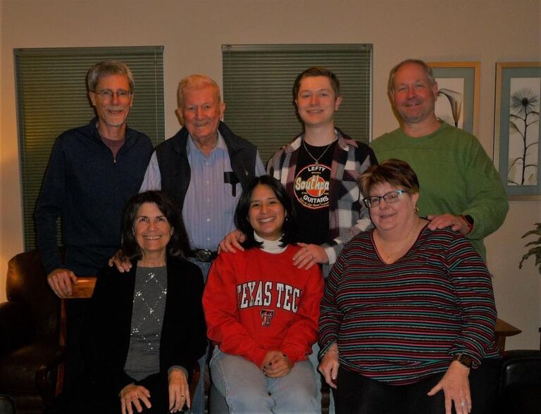 JT and Lucy with the Crainer/Johnson's.
