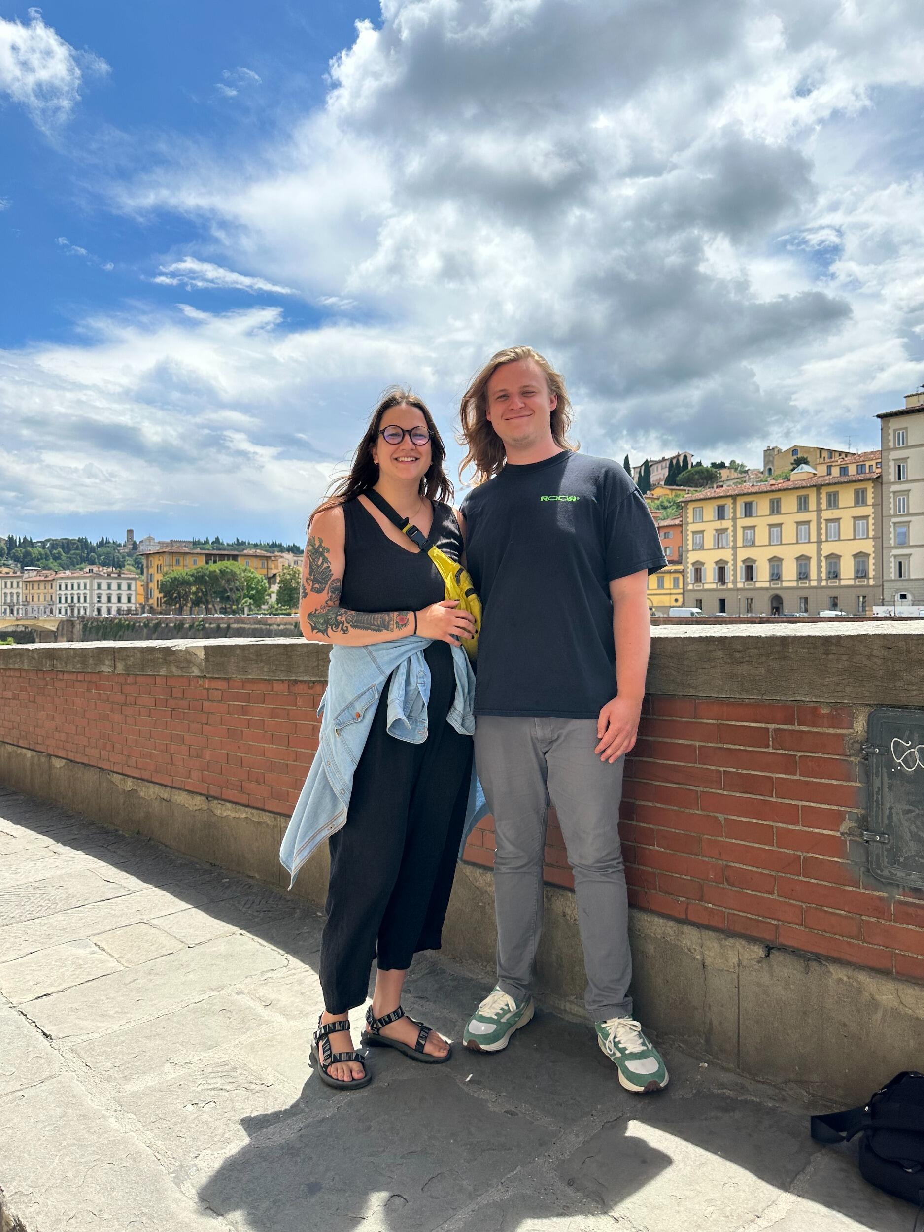 Engaged near the Uffizi Gallery
Florence, Italy