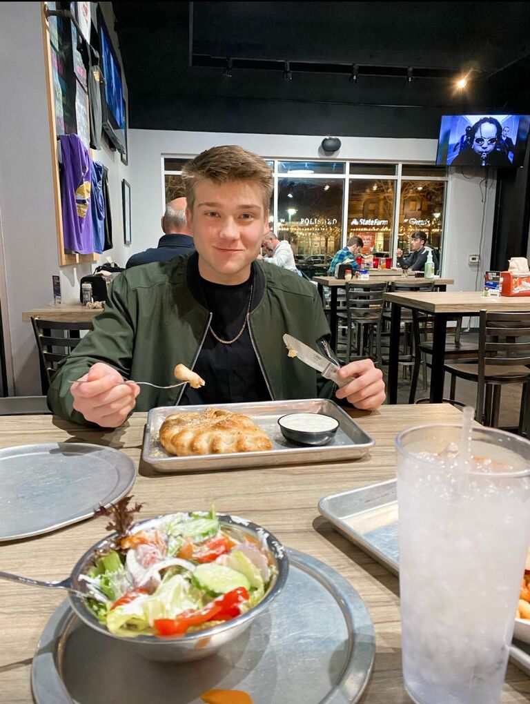 Our first date together! There's nothing like a first date with someone. We were both so nervous! A funny story about our first date is Matt's car broke down on the way to the pizza place HA! He was so embarrassed, but we laugh about it now!