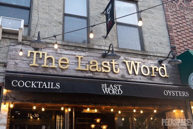 Our second date at The Last Word in Astoria. Coincidentally another fish joint, but we stuck to cocktails.