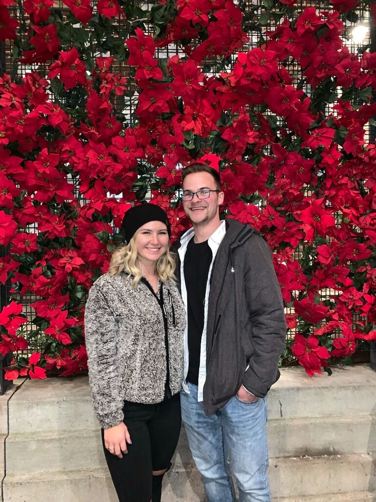 In November 2019 they went to the Christmas market in Toronto, where they ate fun foods and drank mulled wine for the first time! Evan sweetly asked Rachel to be his girlfriend...the rest was history!