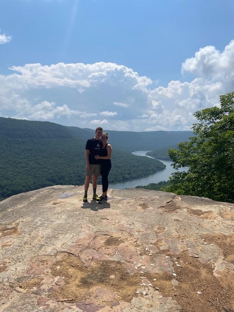 Kellie & Reed love exploring every corner of Tennessee together. Whether it's a hike or a paddle down the river, nature has been a big part of their journey — and can't wait to share a piece of it with you on our wedding day.