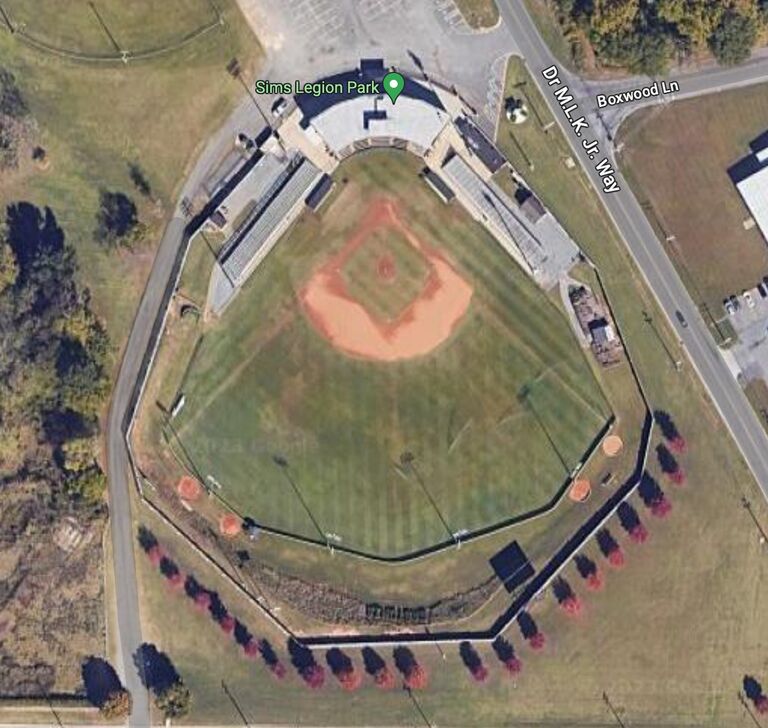 Where Daniel & Megan's love story began! Sims Legion Park, previously home of the Gastonia Grizzlies where Daniel played collegiate summer baseball and met Megan while she was working as a marketing intern. Fun fact, this is in Megan's hometown, Gastonia, NC!