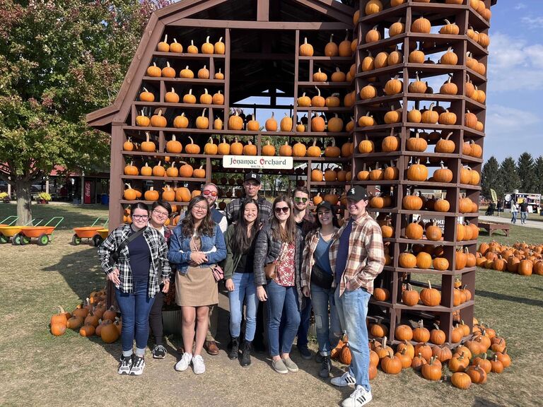 Apple picking with an amazing crew!