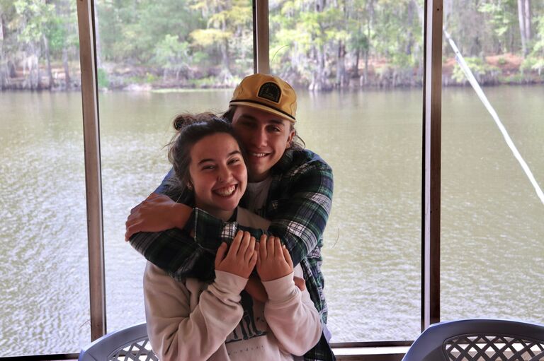 Kyle accepted a job in South Carolina that he will start just after the wedding. We are excited to know what part of the country we'll be moving to!