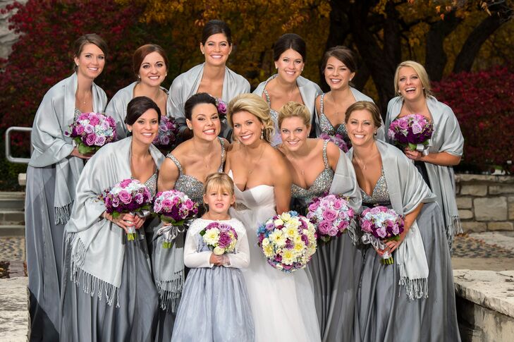 platinum silver dresses