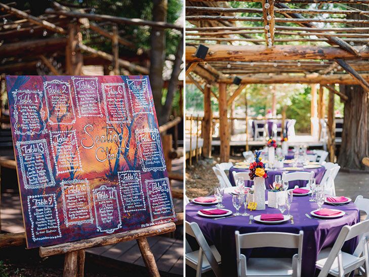 Colorful wedding photos