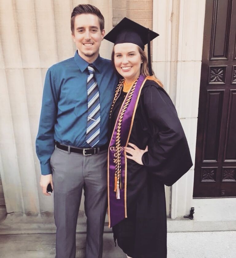 Julia graduates with her B.S. from VCU