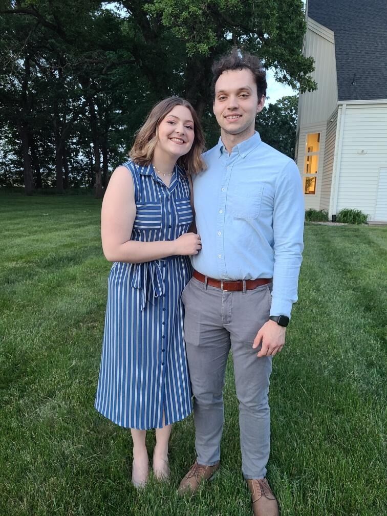 The first wedding they attended together!