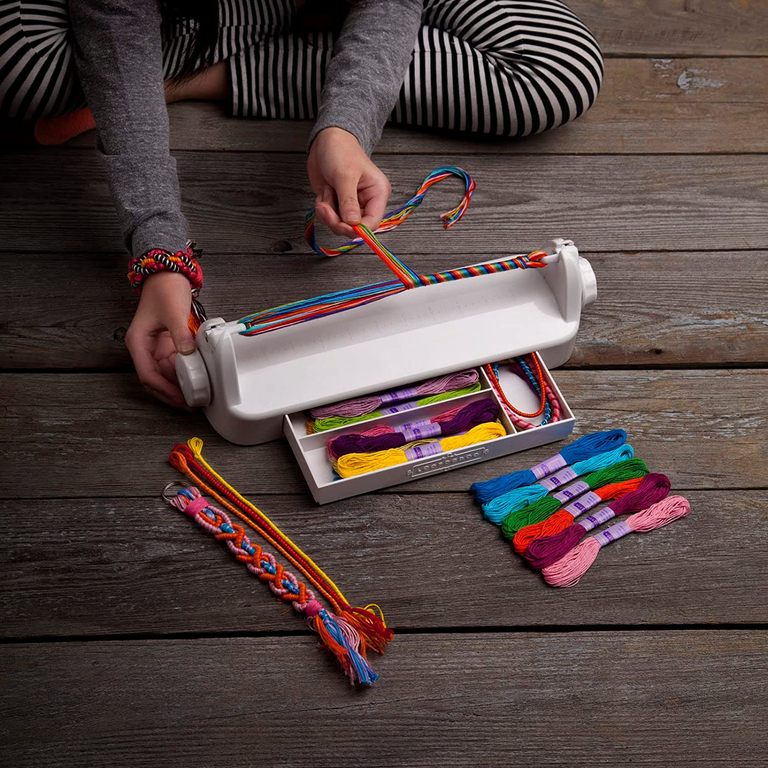 A friendship bracelet making kit for your bach party activity