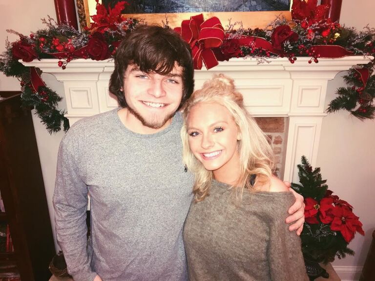 Josh's first Hall Christmas party 