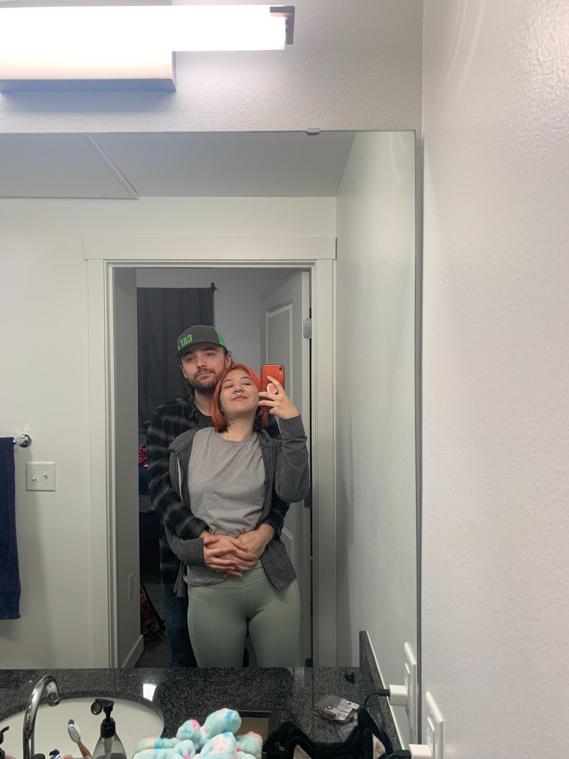 Our very first photo together, just shy of one month after meeting