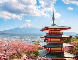 Chureito Pagoda and Fuji mount, Yamanashi