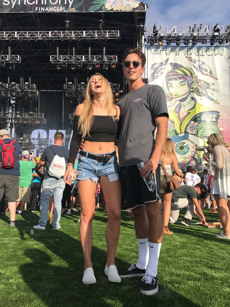 Alex and Dane went to Del Mar to see the Red Hot Chili Peppers. At the concert, they became official!