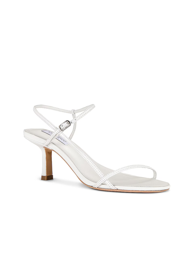 Tony Bianco strappy white heels