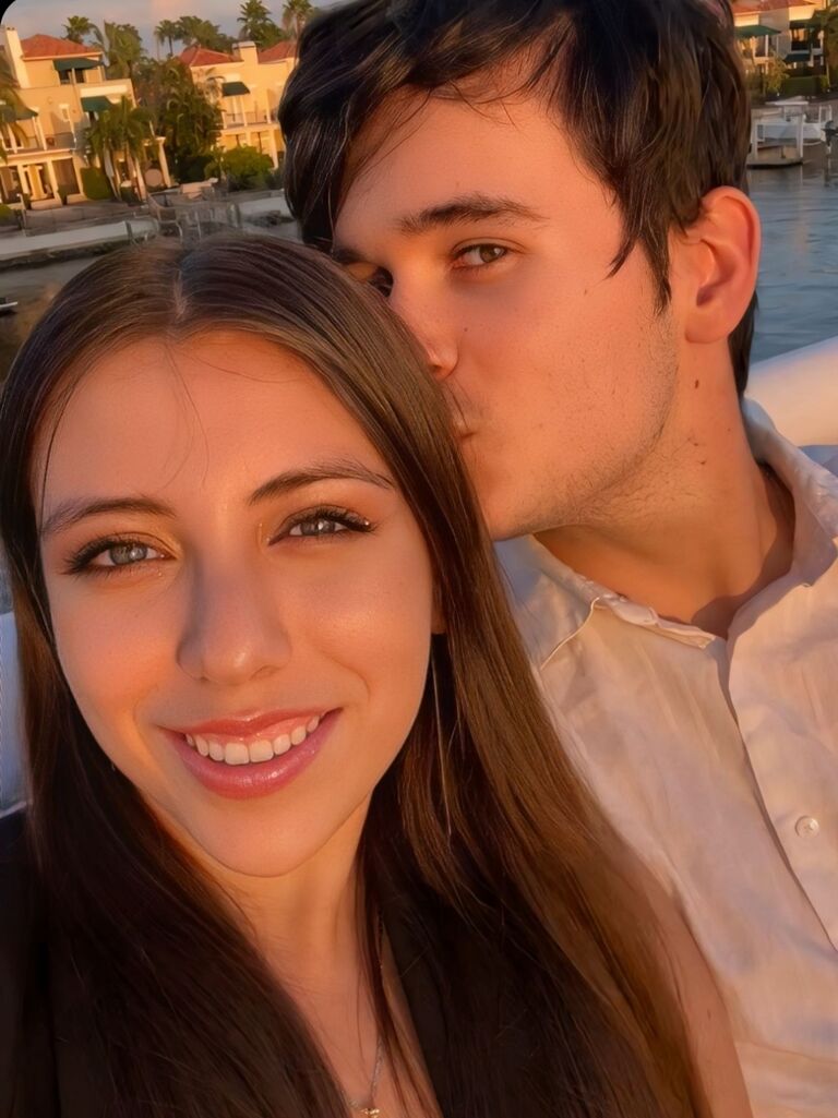 We celebrated our first anniversary on a sunset yacht cruise.