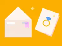 Engagement card wishes