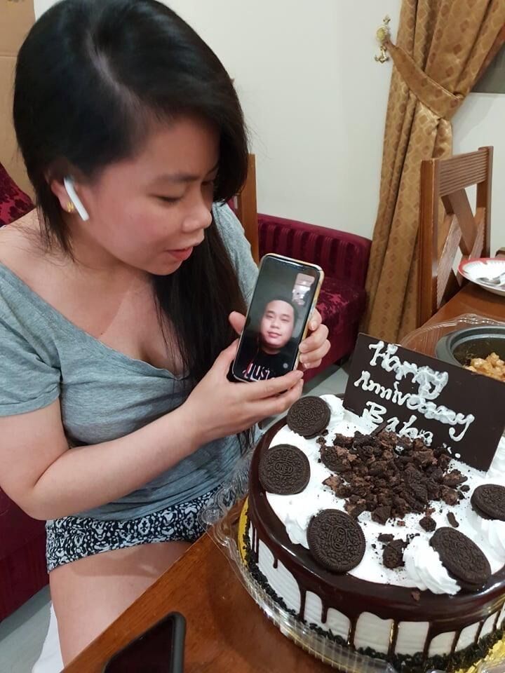 Celebrating another year of love across the distance. Happy 3rd anniversary!