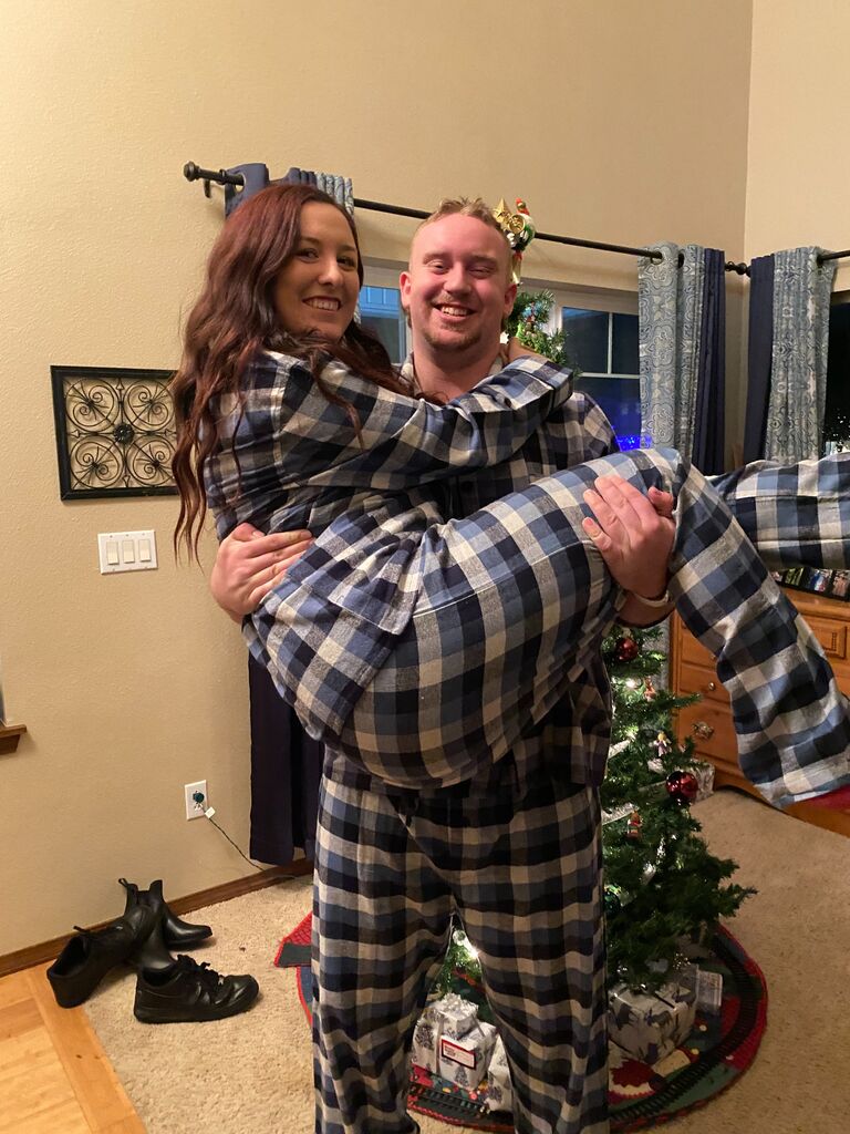 Their first Christmas together!