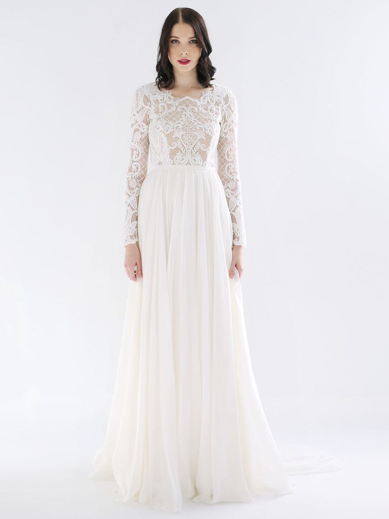 leanne marshall blue gown