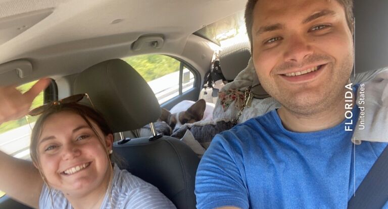 Road trip day 2 we made it to Florida!!