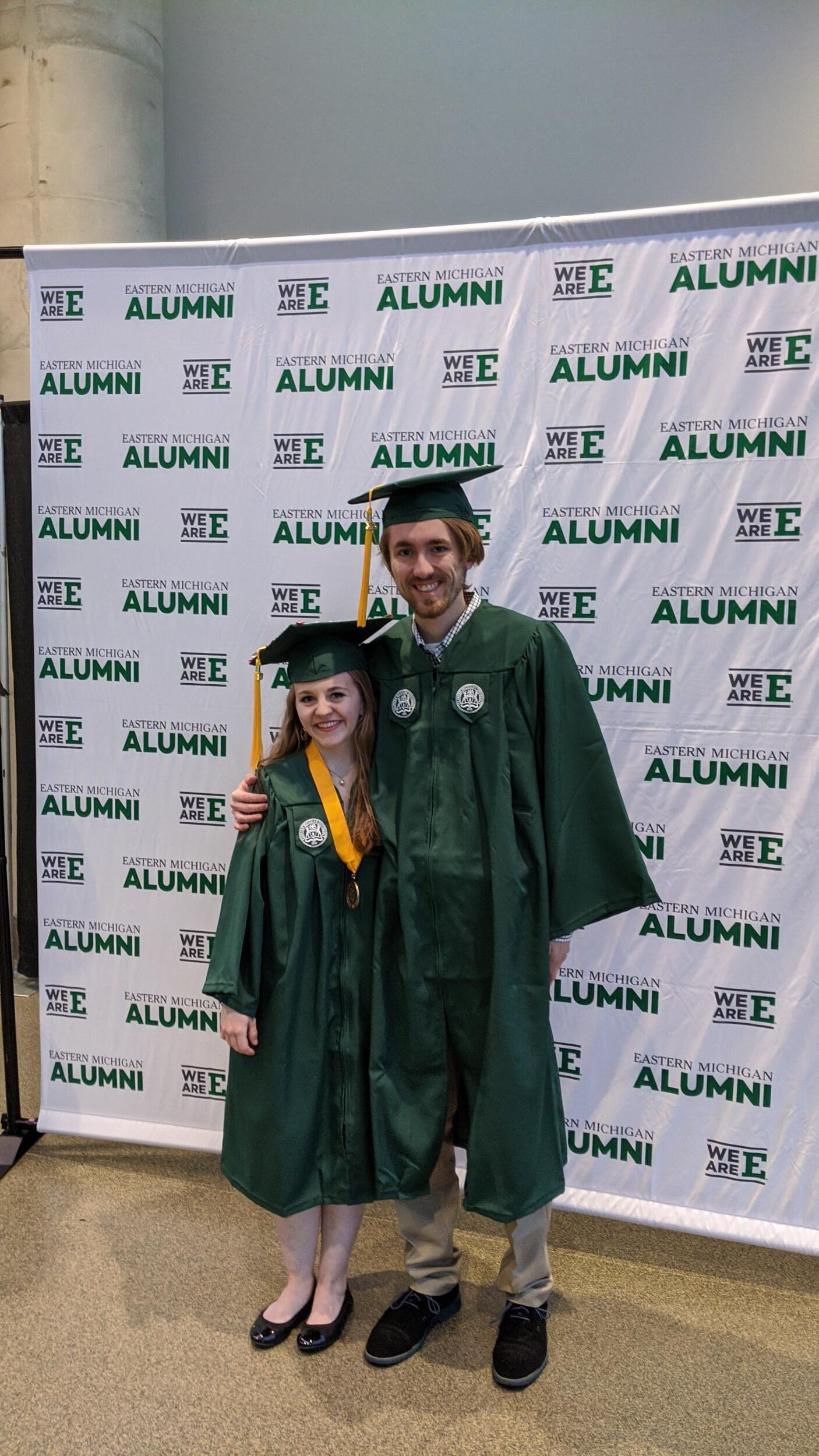 Graduation from Eastern Michigan University! (Round 1!)