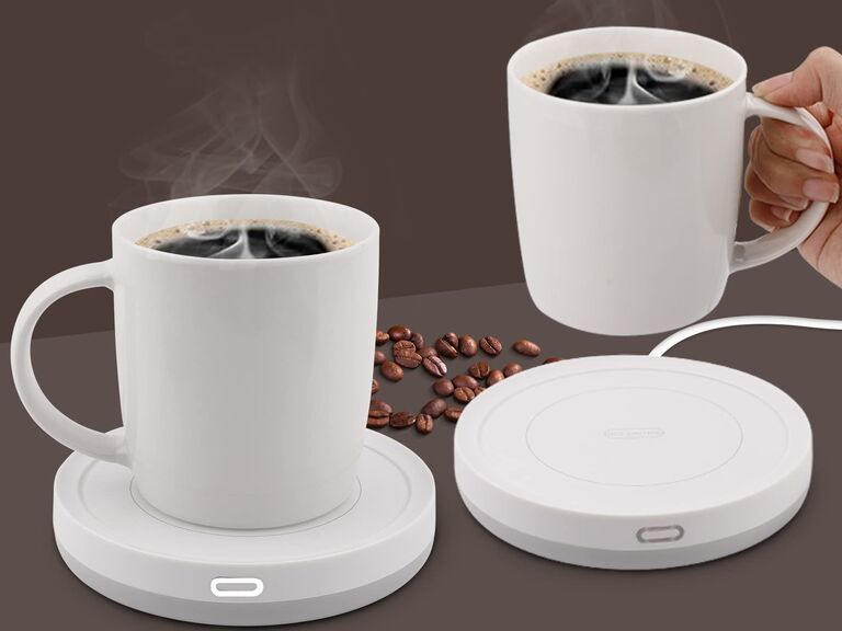 Heated mug coaster gift