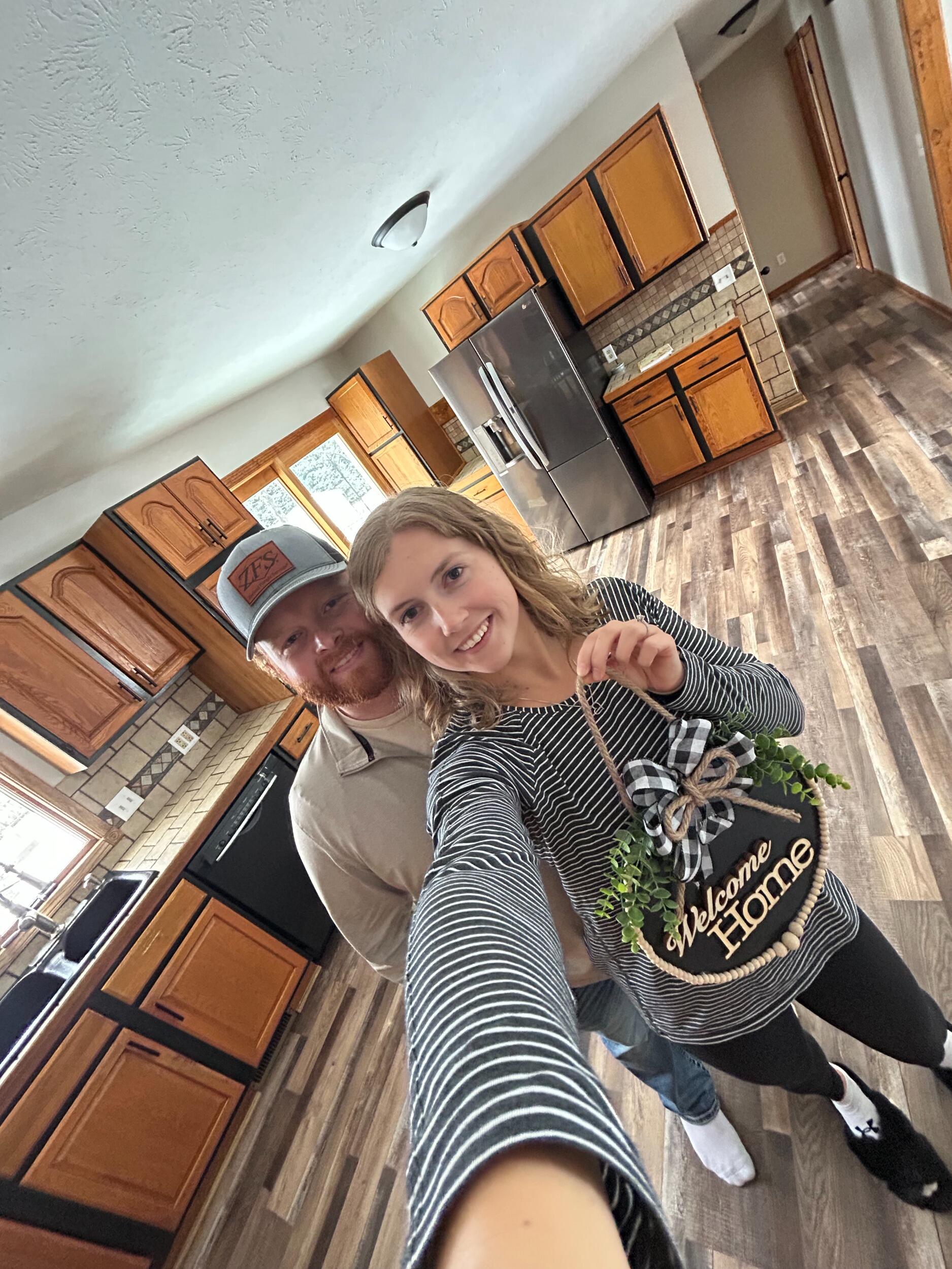 4 years and 1 day later we bought our first house together!