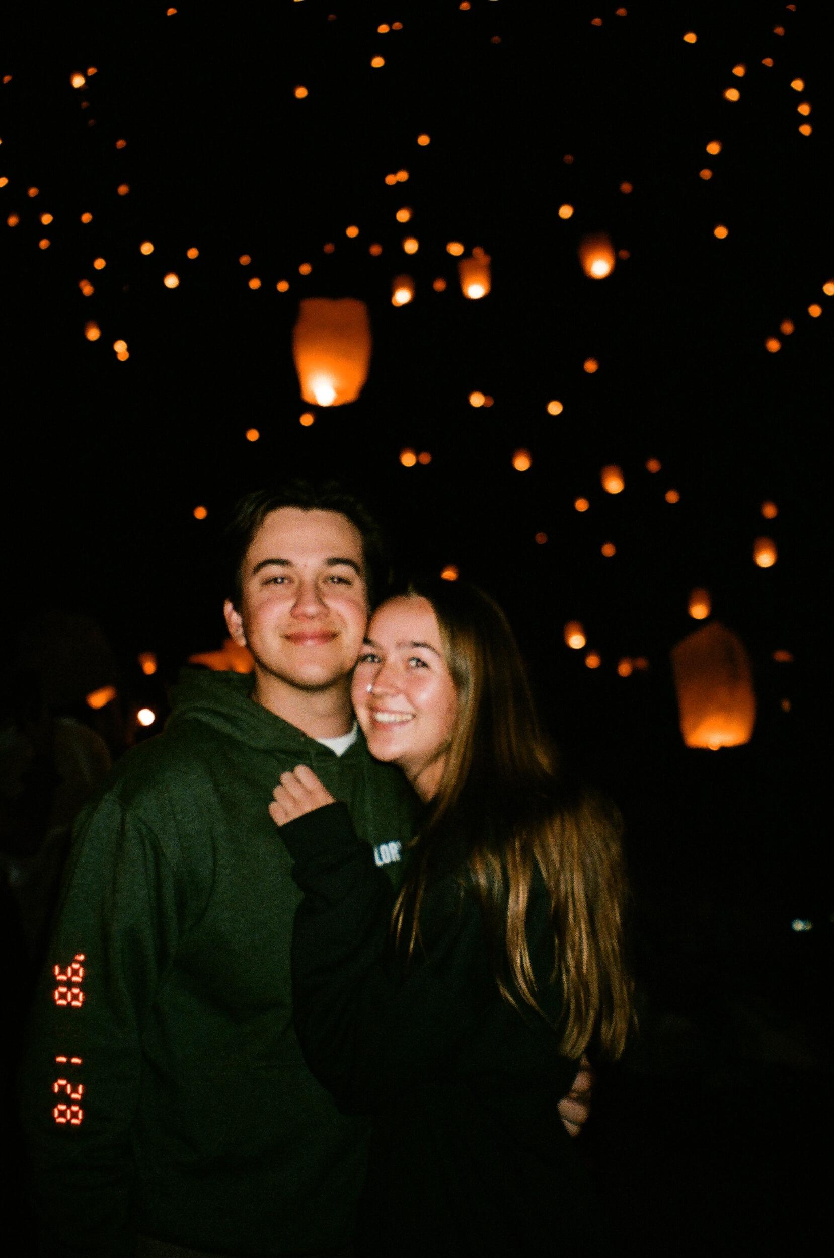 They went to the Lights Fest where Garrison officially asked her to be his girlfriend.
