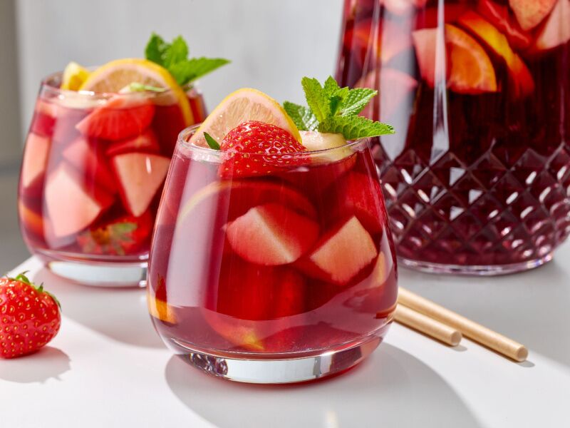 The Wizard of Oz theme party - ruby slipper sangria