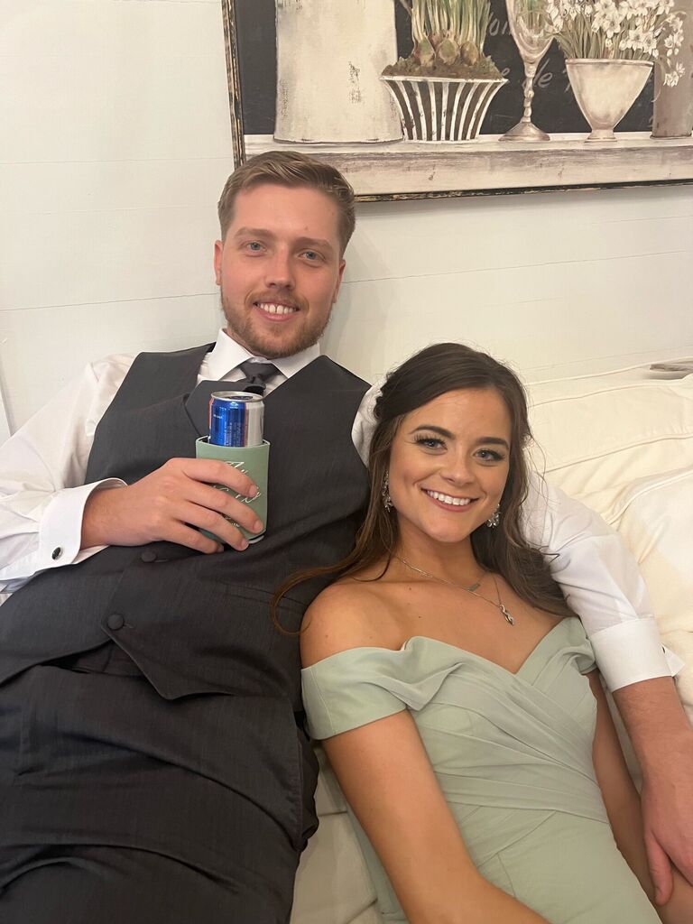 At Katherine and Zack's wedding
