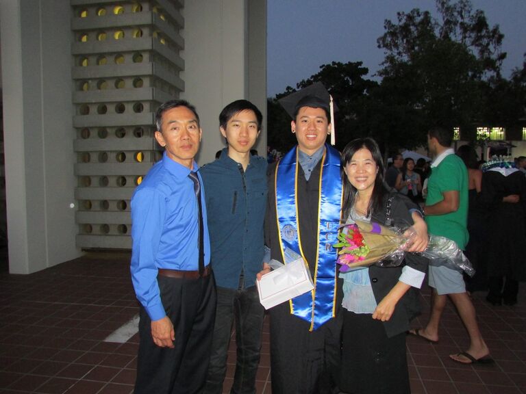 Joe's graduation from UC Riverside