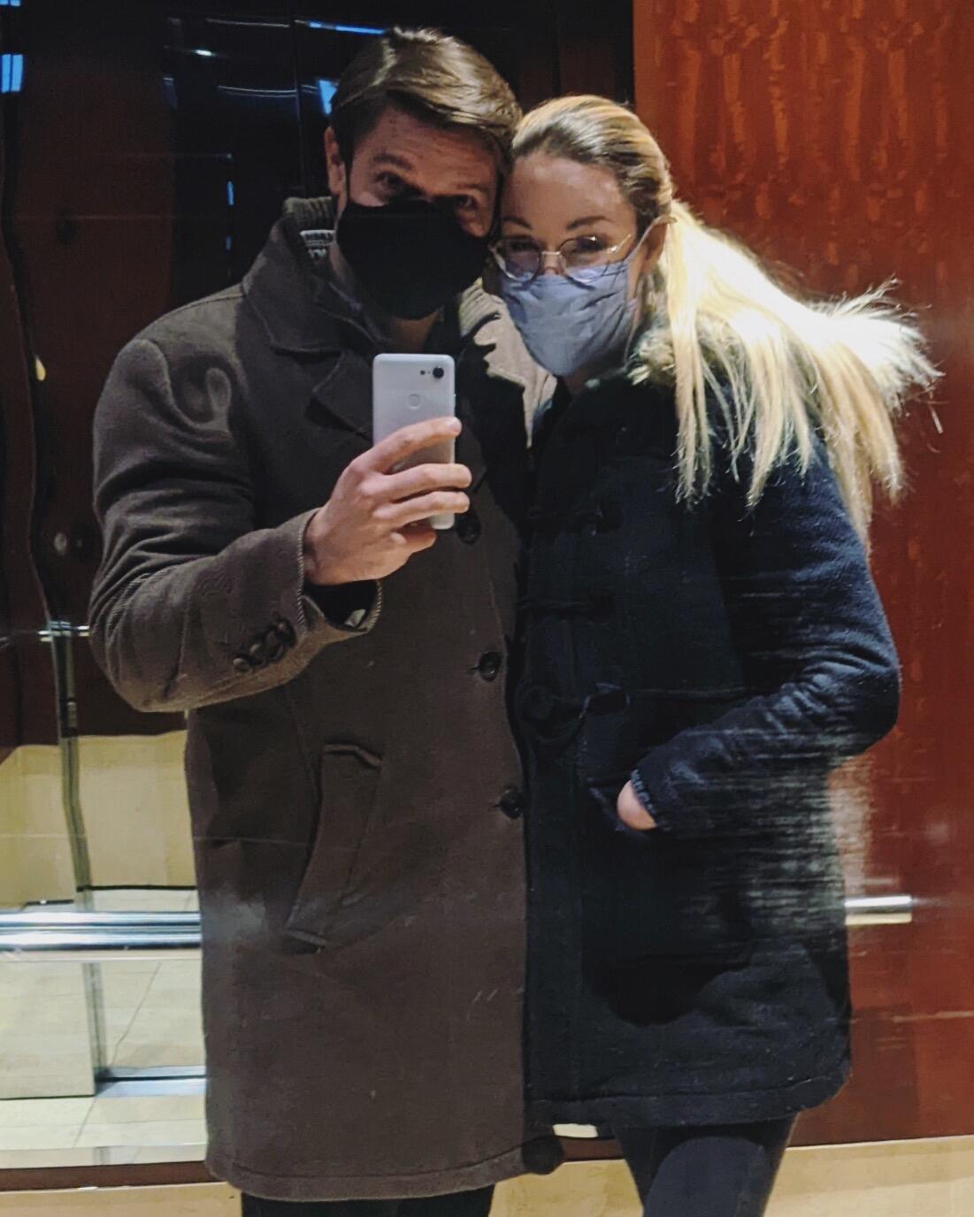 Our first photo together at Cinder House! This wasn't our first date as our first date was at Planter's House where Jayne famously announced, "you can kiss me if you want" at the end of our date. 