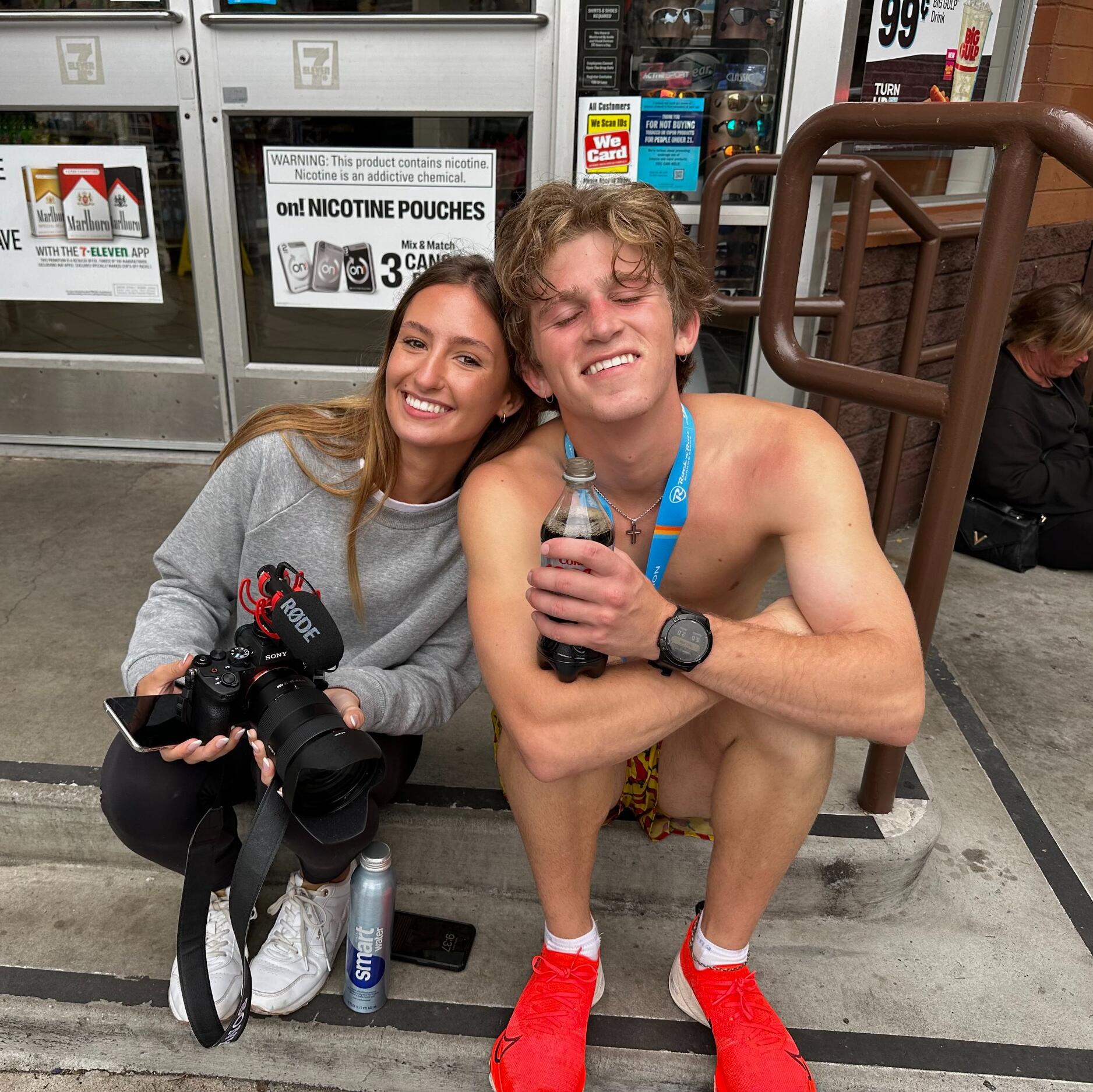 San Diego | Trace's first marathon.