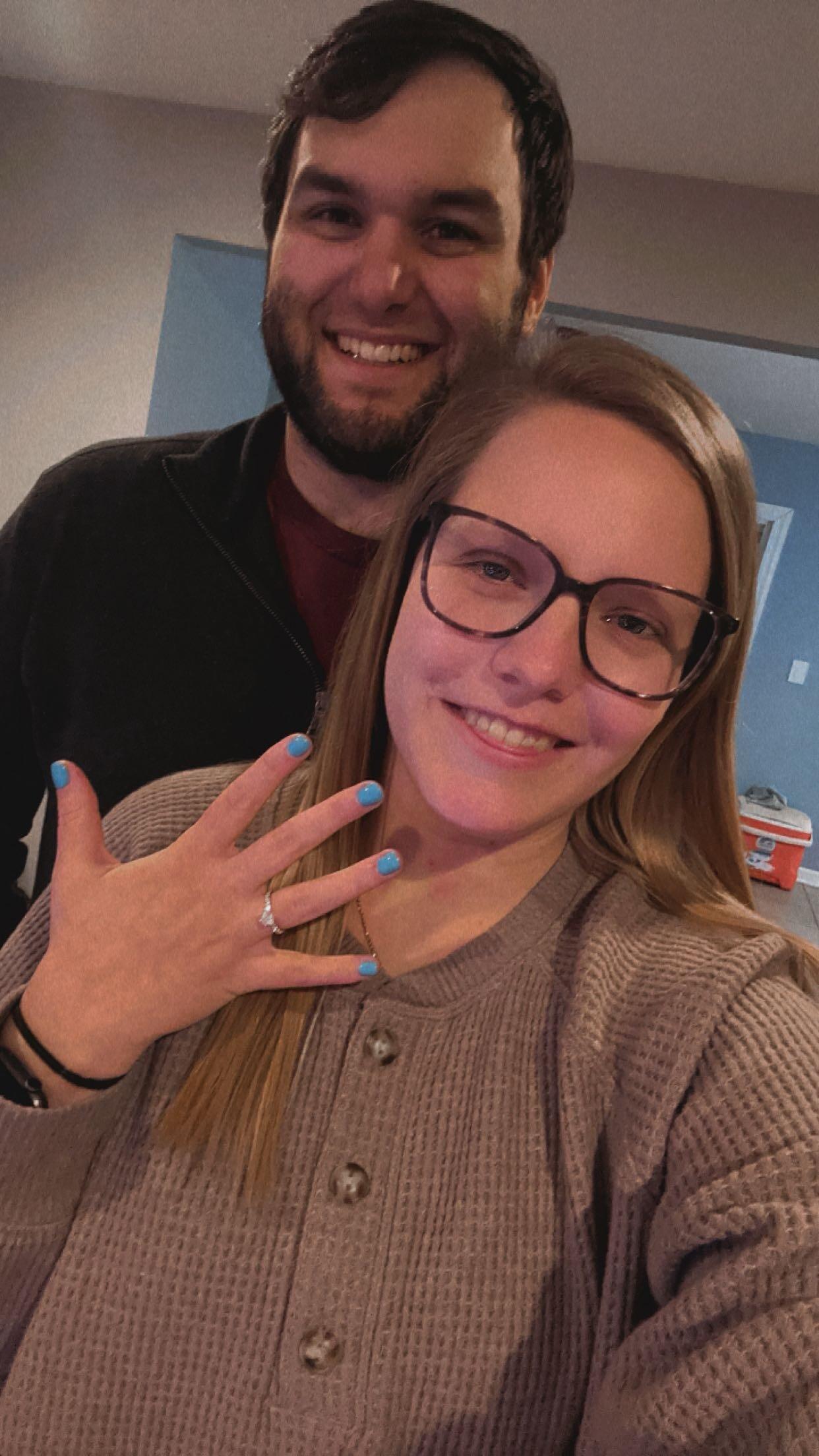 After 9 years, Alex finally proposed!