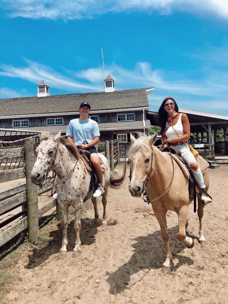 Horseback riding in Montauk
